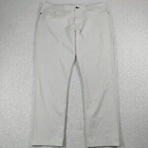 Public Rec Pants Mens 40x32 Light Gray All Day Every Day 5 Pocket Performance